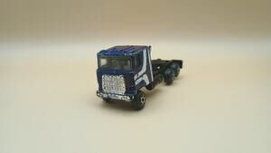 Zylmex Zee Toys Mack Semi Truck Vintage Diecast Toy Car Blue Made in Hong Kong